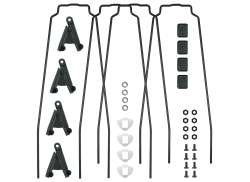 SKS Delantero/Trasero Juego De Soporte Para Guardabarros 56mm Para. Style - Negro