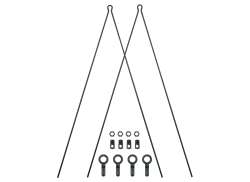 SKS Spate Set De Montanți Apărătoare 26-28&rdquo; Pentru. Basic/Benzi