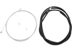 Slurf Cablu De Fr&acirc;nă &Oslash;1.5mm 2.25m Universal Pară/Butoi - Negru