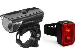 Smart Set Luce USB 150 Lux 25 Lux - Nero/Rosso