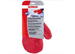 Sonax 光亮剂 手套 微纤维 - 红色