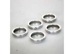 Spacer 1 1/8 5mm Silver (5)