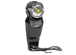 Spanninga BMF XDO ヘッドライト LED ハブ ダイナモ 2.4V - ブラック