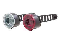 Spanninga 도트 라이팅 세트 LED 배터리 &Oslash;25mm - 블랙