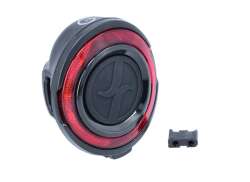 Spanninga O-Guard XD Farol Traseiro Led D&iacute;namo De Cubo - Vermelho/Preto