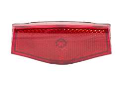 Spanninga Plateo XS Lampka Tylna LED Dynamo 12V - Czerwony