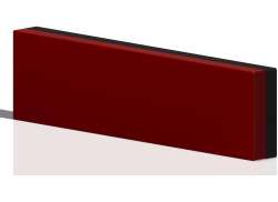 Spanninga RR02 Reflector 50mm tbv. Bagagedrager - Rood