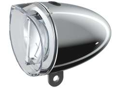 Spanninga Trendo XDOc Frontlys LED Navdynamo - Krom