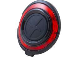 Spanninga 尾灯罩 为. O-防护/O-XB - 黑色/红色