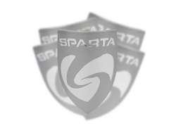 Sparta Balhoofd Plaatje 32mm - Chroom (5)