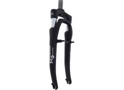 SR Suntour CR-85 E25 Gaffel 26&quot; 1 1/8&quot; 50mm QR - Matt Svart