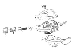 Sram アジャスター ボルト ゴールド 用. XX1 イーグル