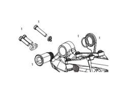 Sram Bolts Kit For Rear Derailleur X01 10V
