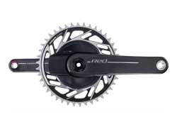 Sram Červen&aacute; 1 XPLR AXS E1 Powermeter 42T 12/13V 167.5mm - Čern&aacute;