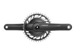 Sram Červen&aacute; 1 XPLR E1 Kliky 40T 12/13V 167.5mm - Čern&aacute;