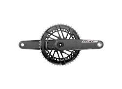 Sram Force クランクセット 12V 48/35T 165mm DUB カーボン - ブラック