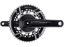 Sram 红色 E1 Powermeter 35/48T 12V 160mm DUB 碳 - 黑色