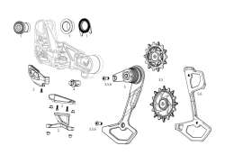 Sram Комплект Для Сборки Для. XX SL Eagle AXS Transmission - Серебро/Красный