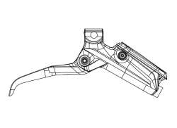 Sram Nivå TLM Bremsehendel Hydraulisk - Matt Svart