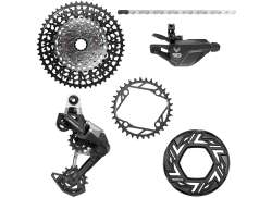 Sram Ørn 90 Gruppesett 12V 34T 104mm 10-52T - Svart