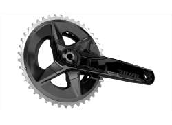 Sram ライバル ワイド D1 クランクセット 43/30T 12V 172.5mm DUB - ブラック