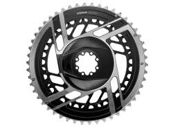 Sram Red AXS E1 Chainring 37/50T 12V DM - Black/Silver