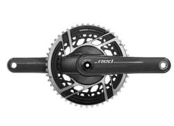 Sram Red AXS Powermeter Conjunto De Crenque 2V 37/50T 165mm - Preto