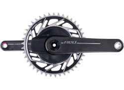 Sram レッド 1 XPLR AXS E1 Powermeter 42T 12/13V 167.5mm - ブラック