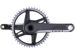 Sram レッド 1x クランクセット 46T 12V 175mm カーボン - ブラック