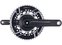Sram Rød E1 Kranksæt 35/48T 12V 167.5mm DUB Kulstof - Sort