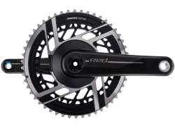 Sram Roșu E1 37/50T 12V 160mm DUB Carbon - Negru