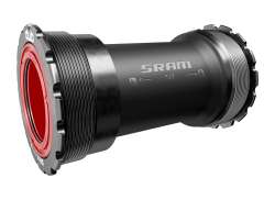 Sram Suport De Bază Adaptor Ceramic T47 DUB 77mm - Negru/Roșu