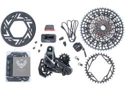 Sram X0 Eagle AXS Groupset Boost 36T 12V 10-52T - Black