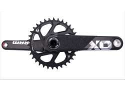 Sram X01 DH 大齿盘 34T 11速 165mm DUB 碳 - 黑色