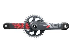 Sram X01 Eagle Conjunto De Crenque Boost 32T 12V 170mm - Cinzento/Vermelho