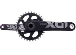 Sram X01 Eagle DUB Conjunto De Crenque 32T 12V 170mm - Lunar Cinzento