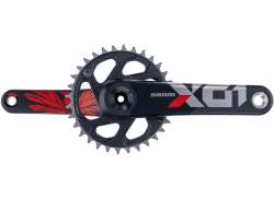 Sram X01 Eagle Kranks&aelig;t Boost 32 Tand 12V 165mm - R&oslash;d