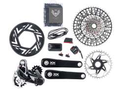 Sram XX Eagle AXS Transmission E-Bike Ryhm&auml;sarja 36T 165mm Musta