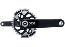 Sram XX Eagle Transmission Crankset 32T 12S 165mm - Bl/Gr