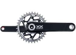 Sram XX SL 鹰 Transmission 大齿盘 34T 12V 165mm 黑色/银色