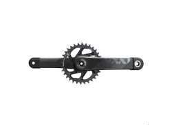 Sram XX1 Eagle Kranks&aelig;t Bst 34T 12V 175mm CB DUB - Sort/Gr&aring;