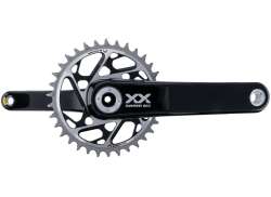 Sram XXSL Eagle T D1 Crankset 12V 34T 175mm DUB DM - Bl/Si