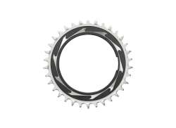 Sram XXSL &Oslash;rn T D1 Krankdrev 34T 12V TM - Svart/S&oslash;lv