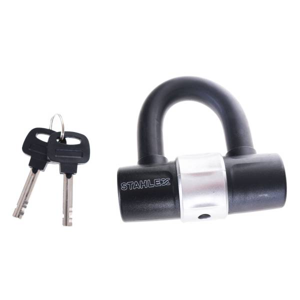 INTEKIN Motorslot – Gehard Stalen Beugel 16 Mm (incl. PVC-coating), U-slot, Remschijfslot, Met 3 Sleutels – Voor E-bike, Scooter En Motor