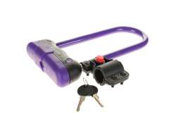 Stahlex U-Lock 613 &#216;10mm 24 x 9.5cm Purple
