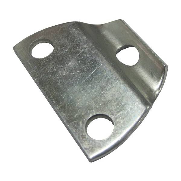 Steco Luggage Carrier Mounting Plate 1-Hole - Silver