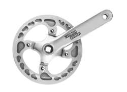 Sturmey Archer Juego De Bielas 44T 170mm Con Cubrecadena - Plata