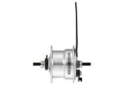 Sturmey Archer X-DD Butuc Frontal Fr&acirc;nă Cu Tambur 3W AM-Casetă Alu - Argintiu