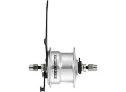 Sturmey Archer X-DD フロント ハブ ドラム ブレーキ 3W AM-ボックス Alu - シルバー