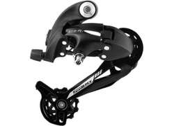 Sunrace Achterderailleur 7/8V Lange Kooi Incl. Haak - Zwart